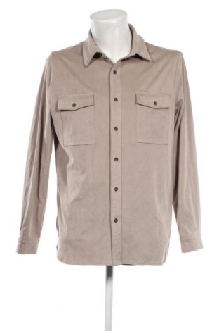 Мъжка риза Zara, Размер L, Цвят Сив, Цена 20,40 лв.