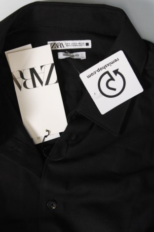 Pánska košeľa  Zara, Veľkosť M, Farba Čierna, Cena  21,43 €