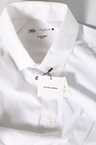 Męska koszula Zara, Rozmiar M, Kolor Biały, Cena 78,40 zł