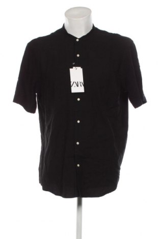 Ανδρικό πουκάμισο Zara, Μέγεθος XL, Χρώμα Μαύρο, Τιμή 37,20 €