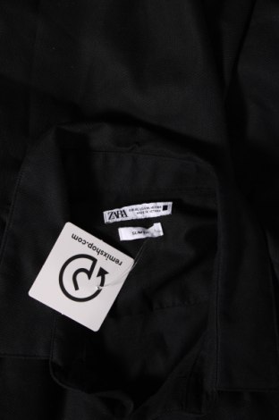 Мъжка риза Zara Man, Размер XL, Цвят Черен, Цена 26,86 лв.