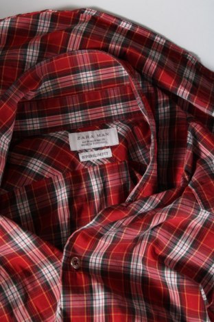 Herrenhemd Zara Man, Größe M, Farbe Mehrfarbig, Preis 4,73 €