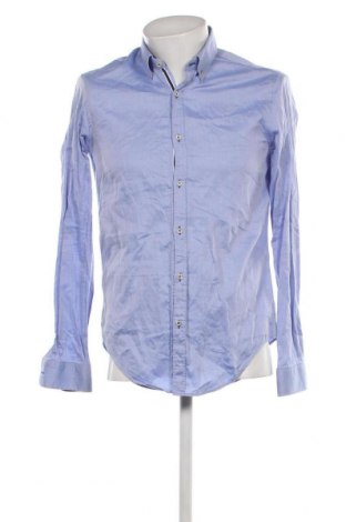 Ανδρικό πουκάμισο Zara Man, Μέγεθος M, Χρώμα Μπλέ, Τιμή 8,41 €