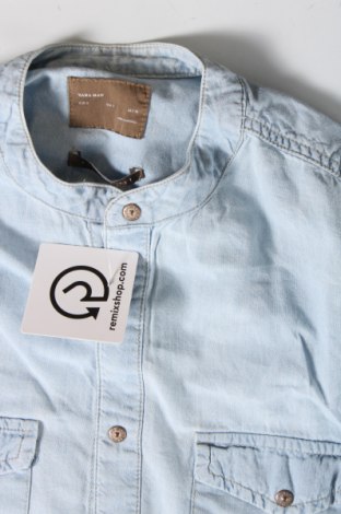 Ανδρικό πουκάμισο Zara Man, Μέγεθος S, Χρώμα Μπλέ, Τιμή 21,03 €