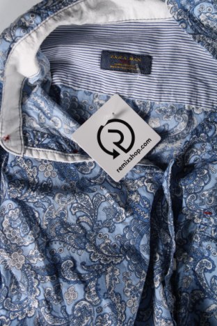 Ανδρικό πουκάμισο Zara Man, Μέγεθος M, Χρώμα Μπλέ, Τιμή 11,57 €