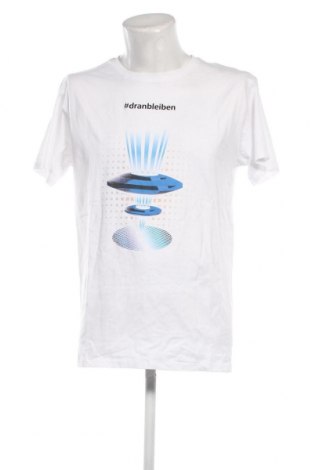 Herren T-Shirt, Größe L, Farbe Weiß, Preis 5,43 €