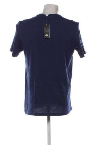 Мъжка тениска Adidas, Размер L, Цвят Син, Цена 62,00 лв.