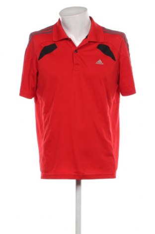 Herren T-Shirt Adidas, Größe L, Farbe Rot, Preis 16,11 €