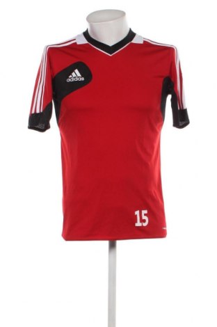 Herren T-Shirt Adidas, Größe S, Farbe Rot, Preis 18,23 €