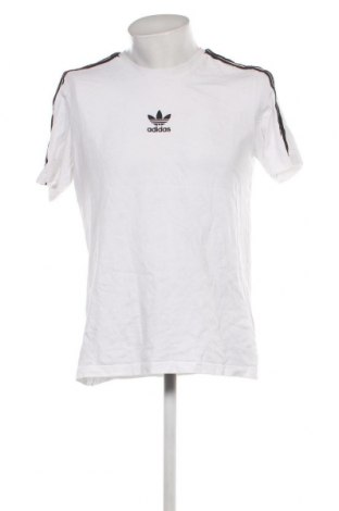Herren T-Shirt Adidas Originals, Größe M, Farbe Weiß, Preis 17,40 €