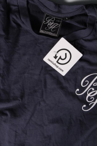 Ανδρικό t-shirt Beck & Hersey, Μέγεθος L, Χρώμα Μπλέ, Τιμή 8,66 €
