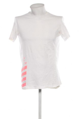 Herren T-Shirt Bershka, Größe M, Farbe Weiß, Preis 9,05 €
