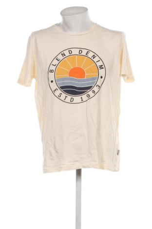 Ανδρικό t-shirt Blend, Μέγεθος XL, Χρώμα Εκρού, Τιμή 8,66 €
