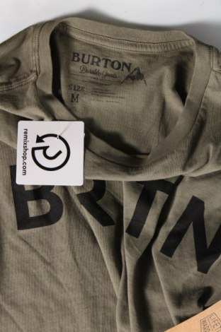 Мъжка тениска Burton, Размер M, Цвят Зелен, Цена 69,84 лв.