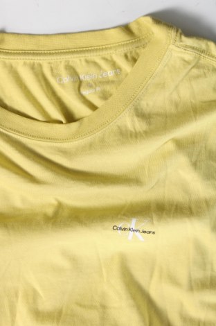 Męski T-shirt Calvin Klein Jeans, Rozmiar M, Kolor Żółty, Cena 165,26 zł