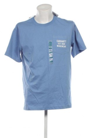 Tricou de bărbați Carhartt, Mărime M, Culoare Albastru, Preț 158,69 Lei