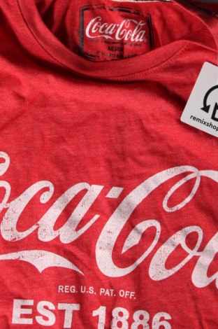 Ανδρικό t-shirt Coca Cola, Μέγεθος M, Χρώμα Κόκκινο, Τιμή 8,66 €