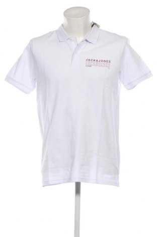 Herren T-Shirt Core By Jack & Jones, Größe L, Farbe Weiß, Preis 9,59 €