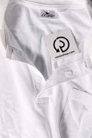 Herren T-Shirt Crane, Größe M, Farbe Weiß, Preis 9,05 €