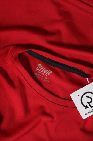 Мъжка тениска Crivit, Размер M, Цвят Червен, Цена 13,00 лв.