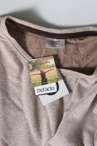 Ανδρικό t-shirt Defacto, Μέγεθος L, Χρώμα  Μπέζ, Τιμή 10,82 €