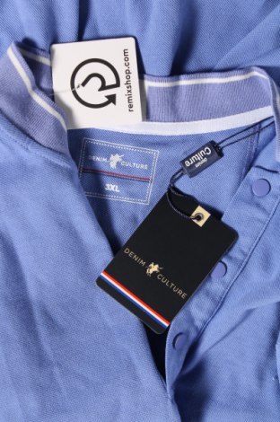 Pánske tričko  Denim Culture, Veľkosť 3XL, Farba Modrá, Cena  15,98 €