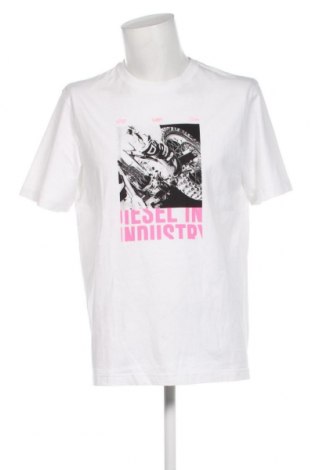 Herren T-Shirt Diesel, Größe L, Farbe Weiß, Preis 82,95 €