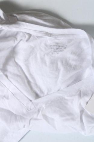 Męski T-shirt Dunnes, Rozmiar XL, Kolor Biały, Cena 25,52 zł