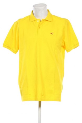 Tricou de bărbați Edoardo Caravella, Mărime XXL, Culoare Galben, Preț 184,21 Lei