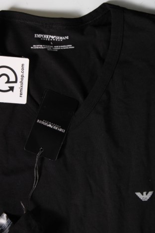Herren T-Shirt Emporio Armani, Größe L, Farbe Schwarz, Preis 48,48 €