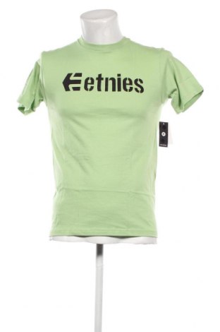 Мъжка тениска Etnies, Размер S, Цвят Зелен, Цена 31,00 лв.