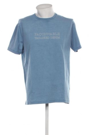 Herren T-Shirt Faconnable, Größe L, Farbe Blau, Preis 32,32 €