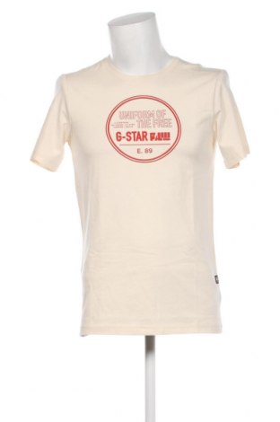 Herren T-Shirt G-Star Raw, Größe M, Farbe Beige, Preis 29,90 €