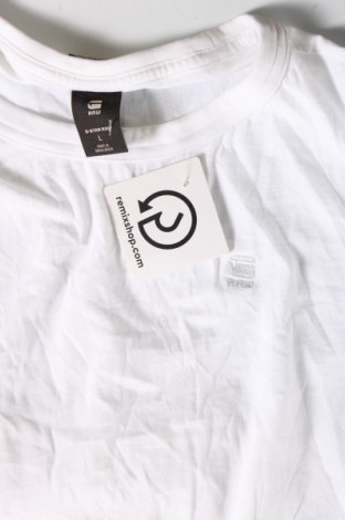 Ανδρικό t-shirt G-Star Raw, Μέγεθος L, Χρώμα Λευκό, Τιμή 37,11 €