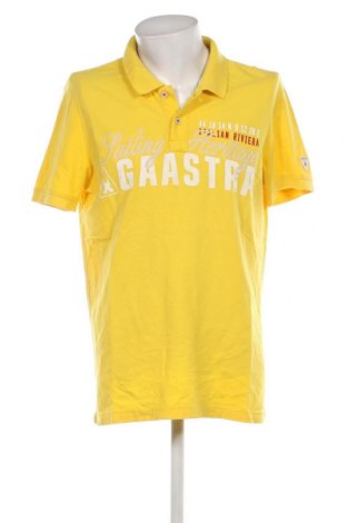 Ανδρικό t-shirt Gaastra, Μέγεθος XL, Χρώμα Κίτρινο, Τιμή 15,46 €