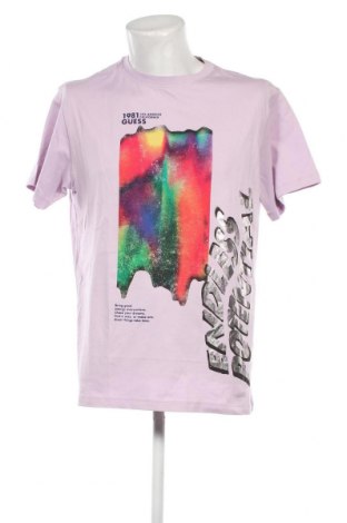 Herren T-Shirt Guess, Größe L, Farbe Lila, Preis 39,69 €