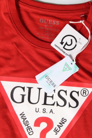 Мъжка тениска Guess, Размер L, Цвят Червен, Цена 77,00 лв.