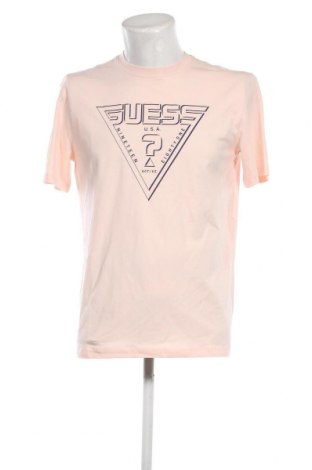 Мъжка тениска Guess, Размер M, Цвят Розов, Цена 61,60 лв.