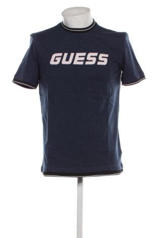 Ανδρικό t-shirt Guess, Μέγεθος M, Χρώμα Μπλέ, Τιμή 39,69 €