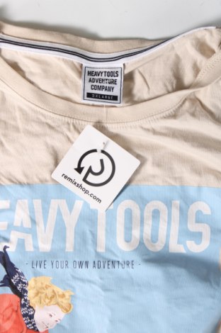 Ανδρικό t-shirt Heavy Tools, Μέγεθος 3XL, Χρώμα  Μπέζ, Τιμή 10,74 €