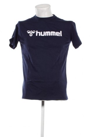 Мъжка тениска Hummel, Размер M, Цвят Син, Цена 17,67 лв.