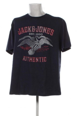 Tricou de bărbați Jack & Jones, Mărime 3XL, Culoare Albastru, Preț 101,97 Lei