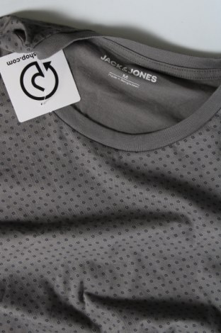 Herren T-Shirt Jack & Jones, Größe M, Farbe Grau, Preis 11,86 €