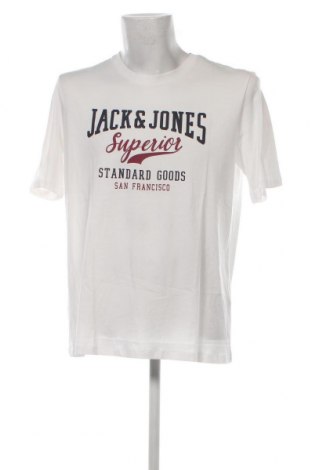 Tricou de bărbați Jack & Jones, Mărime XL, Culoare Alb, Preț 86,67 Lei