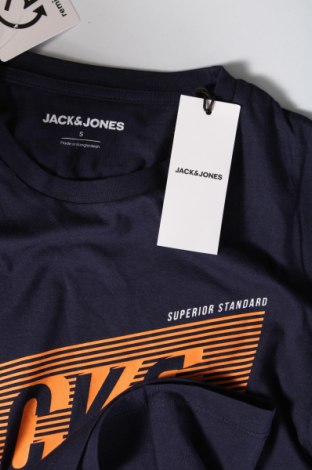 Męski T-shirt Jack & Jones, Rozmiar S, Kolor Niebieski, Cena 82,63 zł