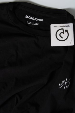 Herren T-Shirt Jack & Jones, Größe L, Farbe Schwarz, Preis 15,98 €