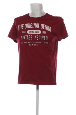 Ανδρικό t-shirt John Devin, Μέγεθος M, Χρώμα Κόκκινο, Τιμή 6,49 €