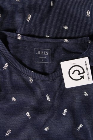 Мъжка тениска Jules, Размер L, Цвят Син, Цена 21,00 лв.