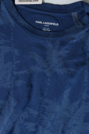 Herren T-Shirt Karl Lagerfeld, Größe XS, Farbe Blau, Preis € 58,76
