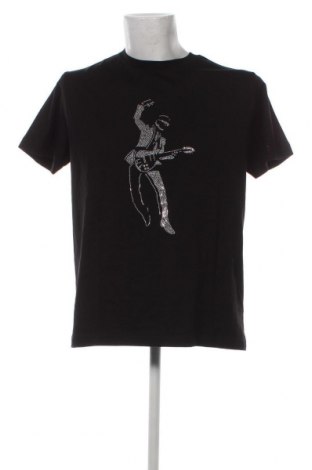 Мъжка тениска Karl Lagerfeld, Размер L, Цвят Черен, Цена 114,00 лв.
